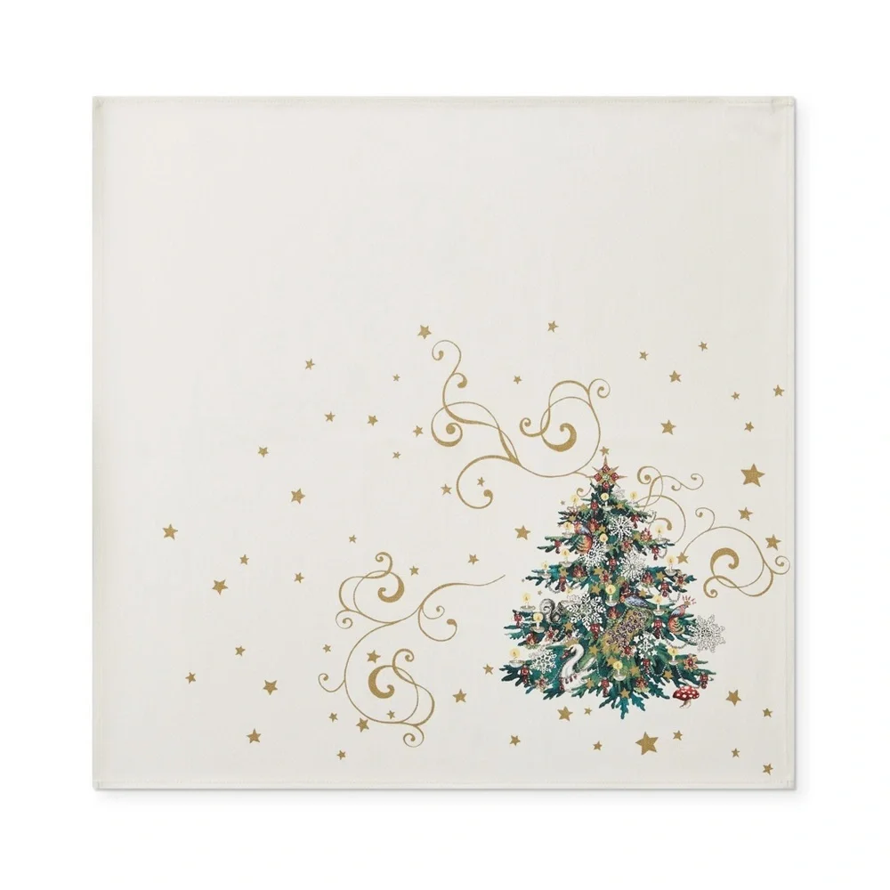 Williams Sonoma 'Twas the Night Before Christmas Napkins - Set of 4 🎅🏻🦌🎄⛄️